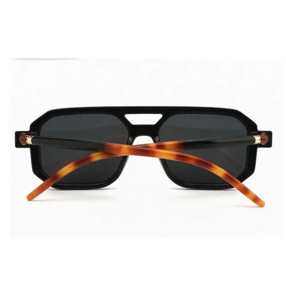 Men Sunglasses Streetwear Outdoor UV400 Sun Protection Classic Dark Black‎ Lens